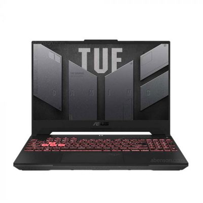 Asus TUF A15 FA577NU-LP082W Gaming Laptop (R7-7735HS / RTX4050- 6GB / 16GB DDR5 (2 x 8GB) / 512GB SSD (Gen4) / 15.6 FHD-144hz (SRGB 100%) / Backlit KB- 1 zone RGB / 90Whr / WIN 11 / McAfee(1 year) / 2B-JAEGER GRAY)