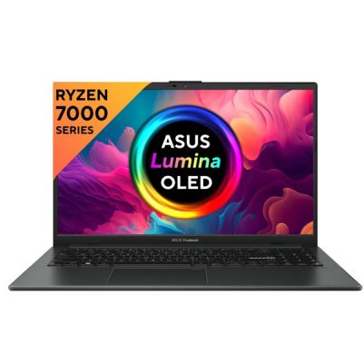 Asus Vivobook 15X OLED Ryzen 5 M3504YA-LK541WS Laptop (AMD Ryzen™ 5 7530U / 16GB (8*2) DDR4 / 512GB PCIe® 3.0 SSD / 15.6-inch / FHD (1920 x 1080) OLED 16:9 / Indie Black / FingerPrint / Backlit KB / Win 11 Home / MS Office)