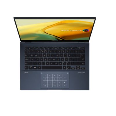 Asus Zenbook 14 OLED UX3402VA-KN541WS Laptop (Intel® Core™ i5-1340P EVO / 16GB LPDDR5  / 512GB PCIe® 4.0 Perf SSD / 14.0-inch / touch 2.8K (2880 x 1800) OLED 16:10  / 90Hz refresh rate / Ponder Blue / NumberPad / FingerPrint / Backlit KB / Win 11 Home / MS Office)