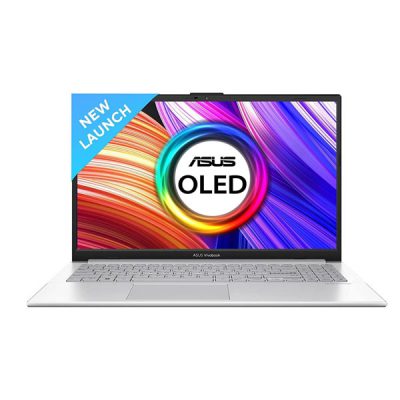 Asus Vivobook 15X OLED Core i5 K3504VA-LK542WS Laptop (Intel®Core™ i5-1340P / 16GB (8*2) DDR4 / 512GB PCIe® 4.0 SSD / 15.6-inch / FHD (1920 x 1080) OLED 16:9 / Cool Silver / FingerPrint / Backlit KB / Win 11 Home / MS Office)