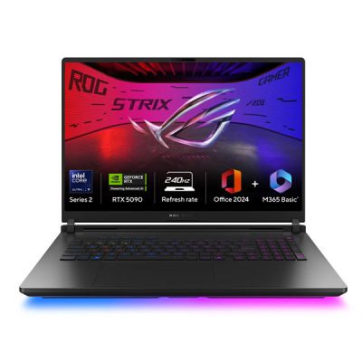 ROG Strix SCAR 18  G835LX-SA187WS Gaming Laptop (Intel Core Ultra 9 275HX, RTX 5090 GPU / 64GB / 2TB / 45.72 cms (18) 2.5K / Windows 11 Home / Office Home 2024 + M365 Basic (1 Year Validity)*)
