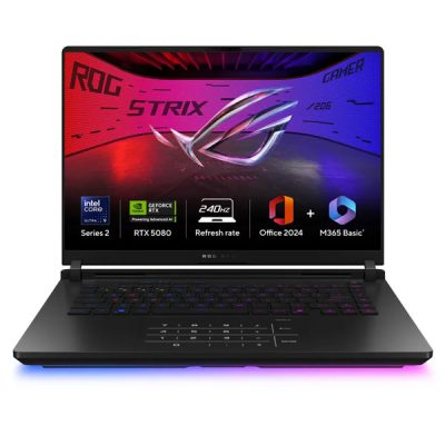 ASUS ROG Strix SCAR 16  G635LW-RW157WS Laptop (INTEL ARL HX Core™ Ultra 9 / RTX5080 16GB / DDR5 32GB / 2TB PCIe® 4.0 NVMe™ M.2 Performance SSD / 1200NITS(HDR)(2000 ZONE))