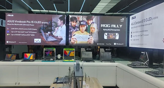ASUS Exclusive Showroom in Aerohub Mall, Chennai, India