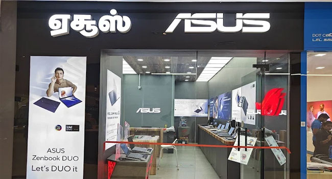 ASUS Exclusive Showroom in Marina Mall, Chennai, India