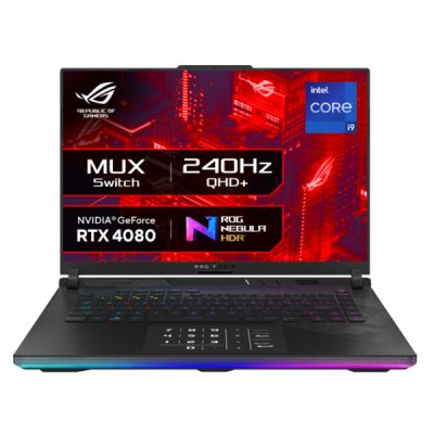 ASUS ROG Strix SCAR 16 G634JZR-CM932WS Laptop (i9-14900HX / RTX4080- 12GB GDDR6 / 32GB DDR5 (2 x 16GB) / 2TB SSD [Performance SSD] / WIN 11 / Office H&S 2021)