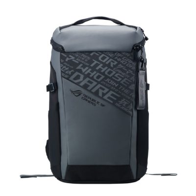 Asus ROG Ranger BP2701 Gaming Backpack Cybertext Edition (22L Capacity / Water-Repellent Exterior / Cybertext Design / Dedicated 17” Laptop Compartment / Ergonomic Back Support / Multiple Organizer Pockets / Luggage Strap)