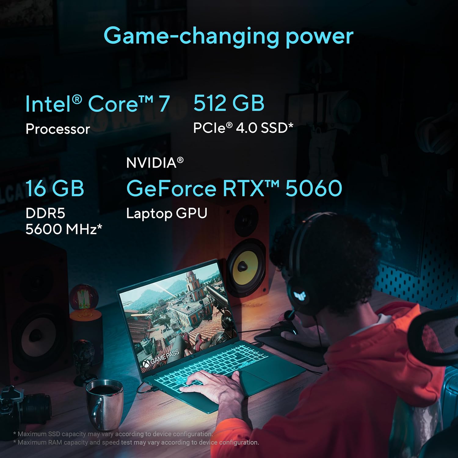 ASUS Gaming V16 V3607VM-RP057WS Laptop (Intel Core7 / RTX5060- 8GB